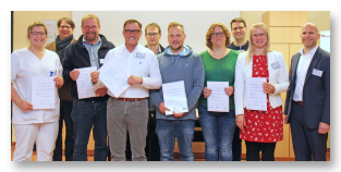 Weitere erfolgreich zertifizierte Workflow-Manager im Klinikum Nordfriesland